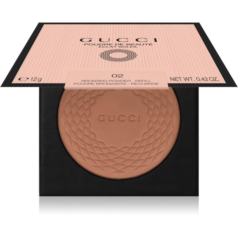 Gucci Gucci Beauty Poudre De Beauté Éclat Soleil Powder bronzer náhradní náplň odstín 02 12 g