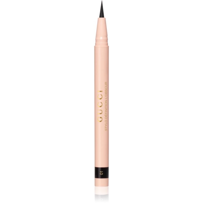 Gucci Gucci Beauty Stylo Définition L’Obscur tekuté oční linky v peru odstín 01 Eve Black 0.5 g
