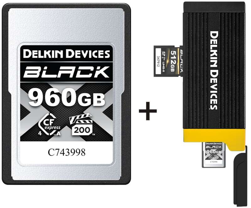 Delkin Black CFexpress Typ A 960GB (4.0) + čtečka karet