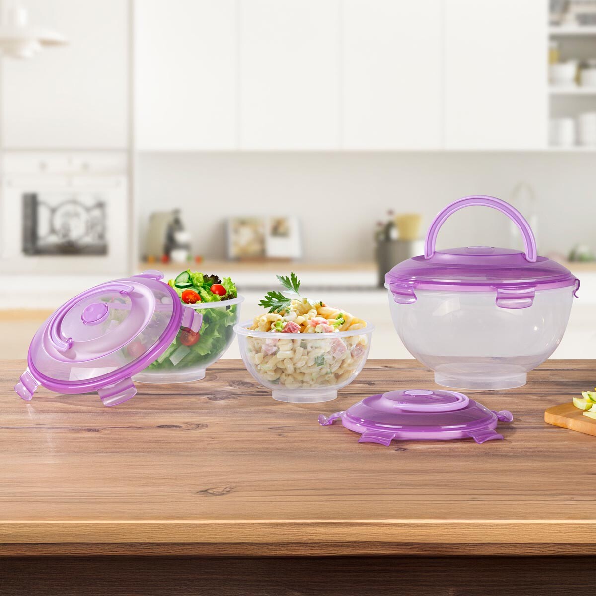 Salátové misky, sada 3 ks