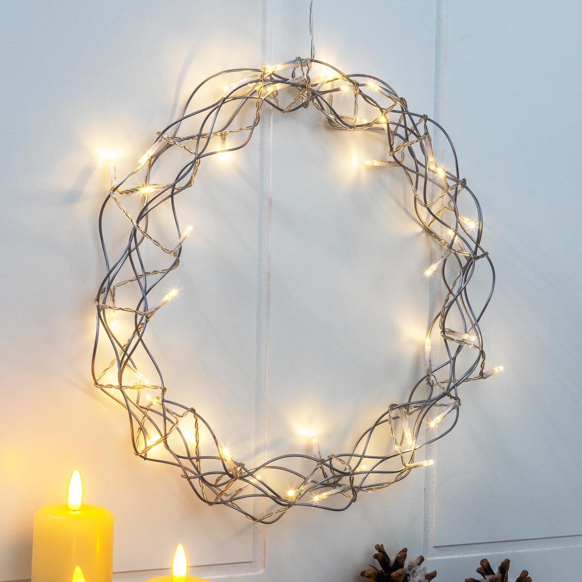 LED Dekorační světelný věnec