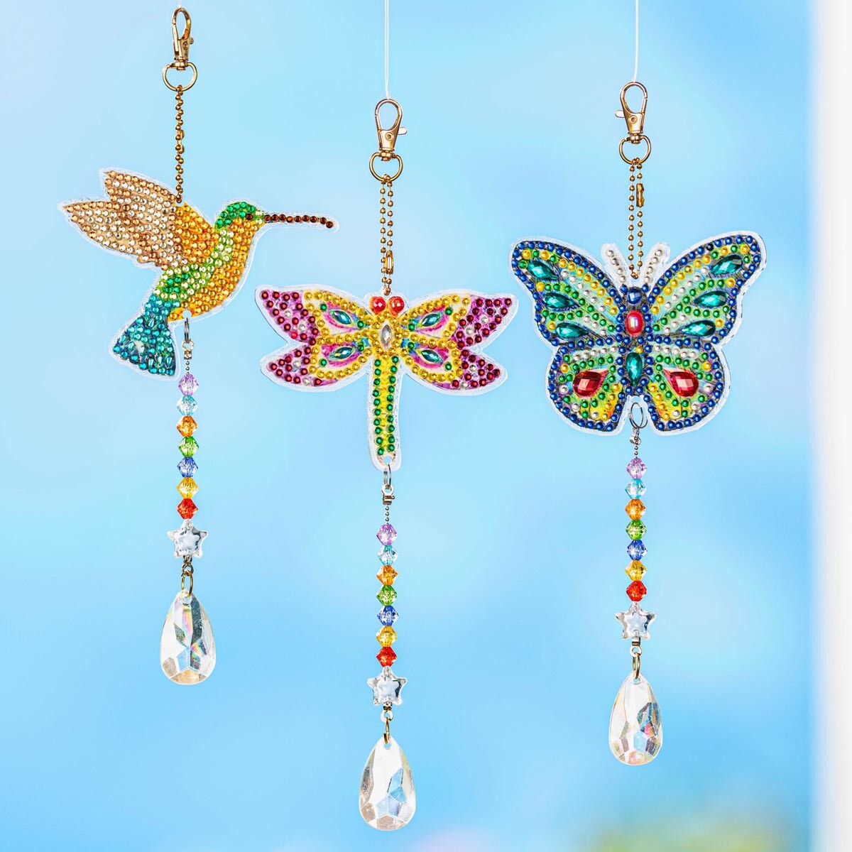 Diamantové malování Lapače slunce, sada 3 ks