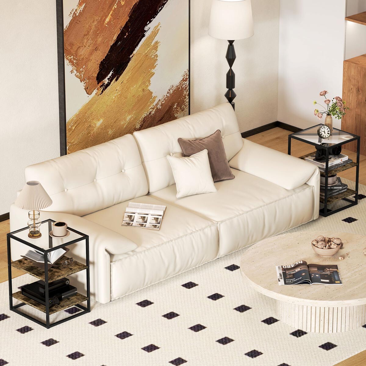 Sada 2 odkládacích stolků