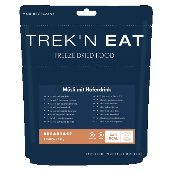Dehydrované jídlo Trek’n Eat Müsli s ovesným nápojem Barva: modrá