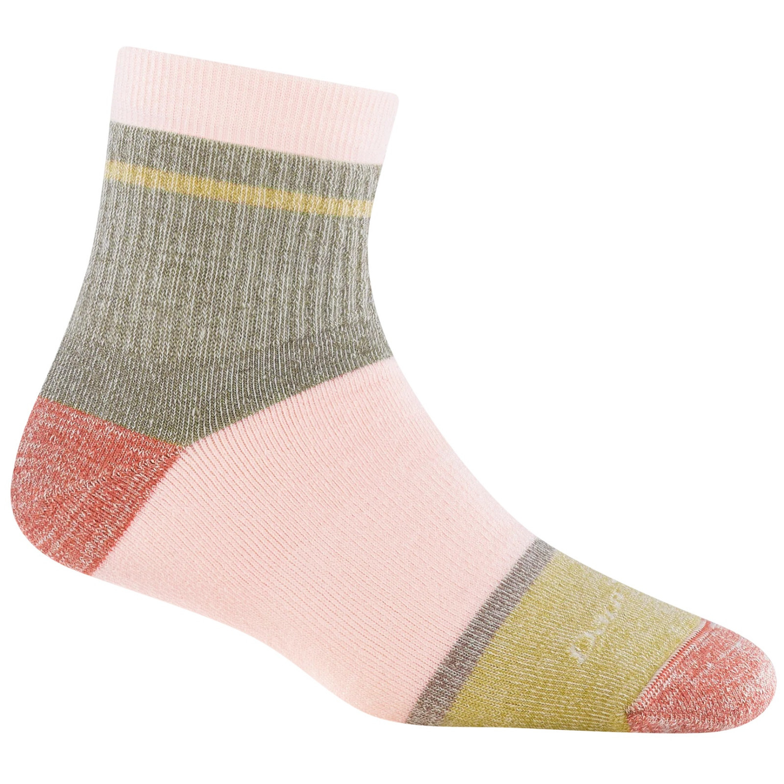 Dámské ponožky Darn Tough Home Base Shorty Velikost ponožek: 38-40,5 / Barva: růžová