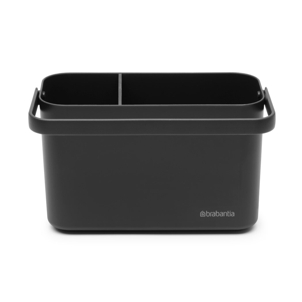 Dřezový organizér SINKSIDE 22 cm, tmavě šedá, plast, Brabantia