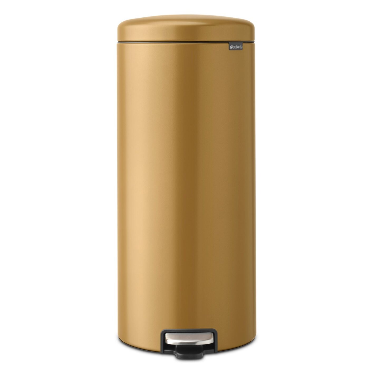 Pedálový odpadkový koš NEWICON 30 l, teple zlatá, ocel, Brabantia
