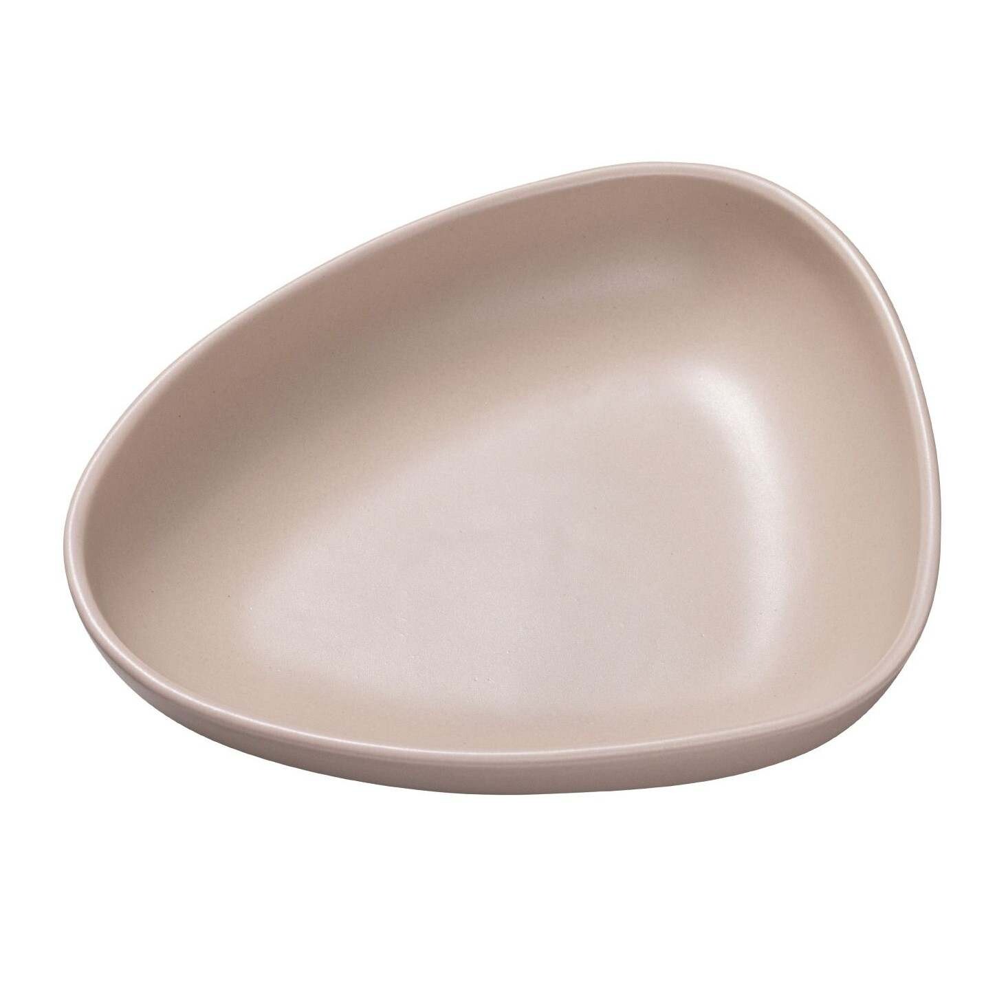 Hluboký talíř CURVE 22 cm, písková, kamenina, LIND DNA