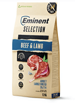Eminent Selection Dog Adult Large Breed Beef&Lamb 12kg + 2kg zdarma