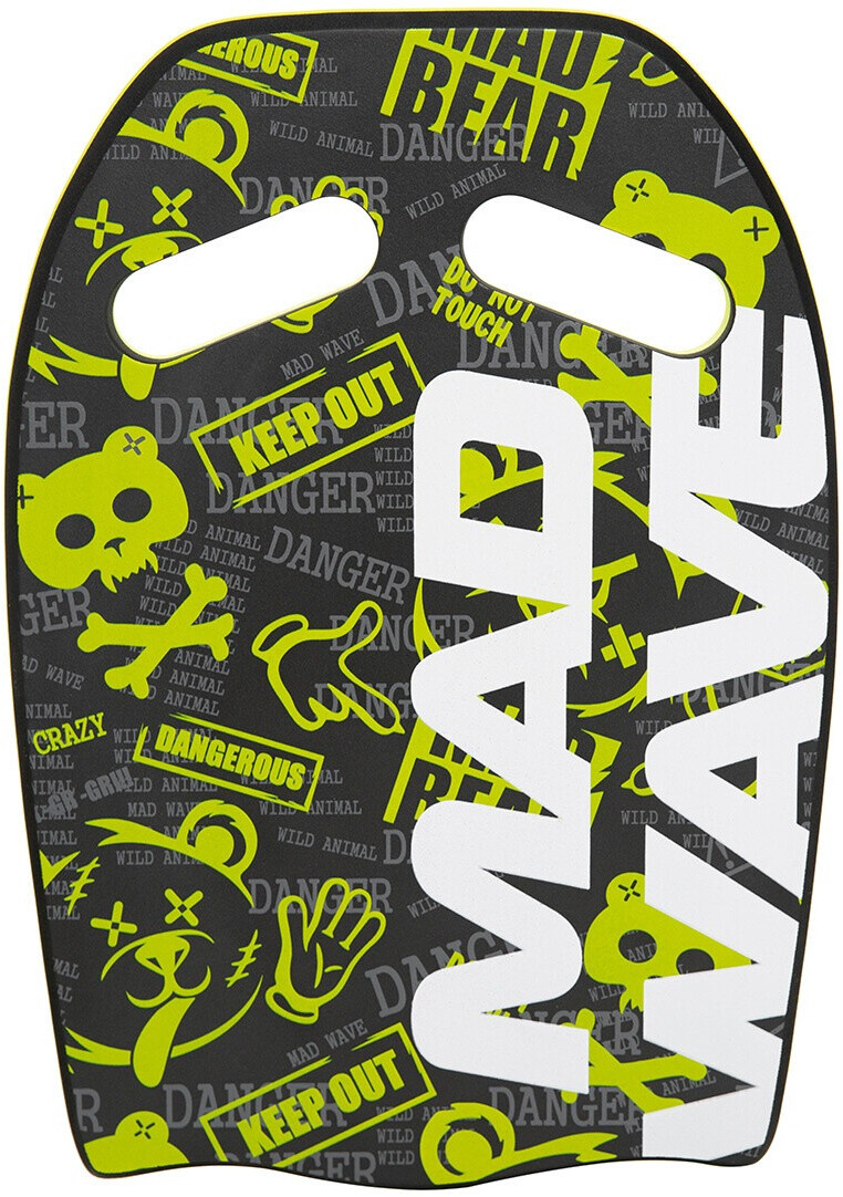 Mad Wave Ergo Kickboard Printed Černo/žlutá