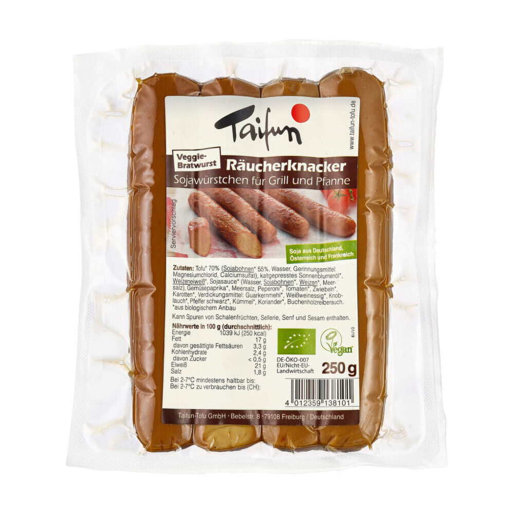 Tofu alternativa klobásy uzená 250 g BIO TAIFUN