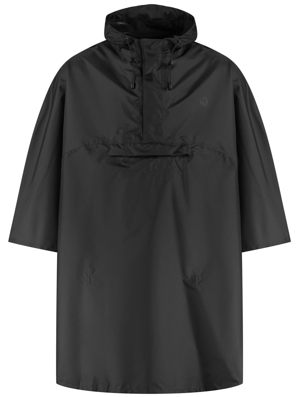 Cyklistické pončo s kapucí Rogelli COMMUTER CORE, černé