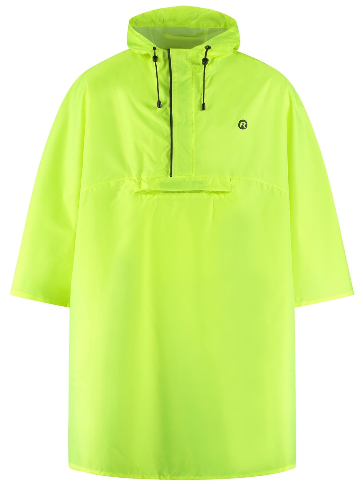 Cyklistické pončo s kapucí Rogelli COMMUTER CORE, reflexní žluté