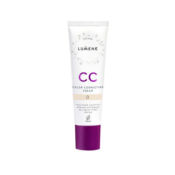 Lumene CC Color Correcting Cream SPF20 tónovaný pleťový CC krém  - 0.0 30 ml