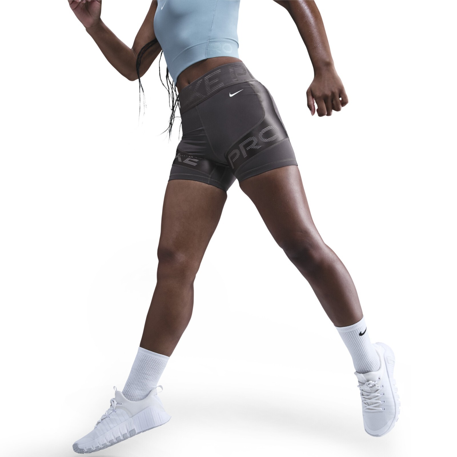 Nike Pro Women Dri-FIT Sculpture High-Rise 5in Shorts S