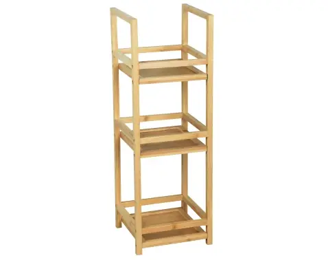 Regál se 3 přihrádkami Tadeas, bambus