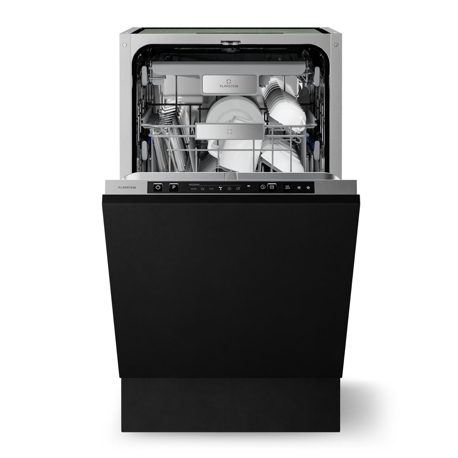 Klarstein Velaire plně integrovaná myčka nádobí (45 cm) | Praktický minimalismus a vysoký výkon