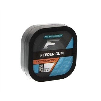 Flagman feederová guma Feeder Gum Black10 m Varianta: ø 1,00 mm (FGB1010)