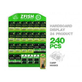 ZFISH Akční Set Kaprových Háčků + Prodejní Tablo Zdarma!|ZF-2331