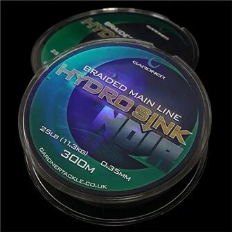 Gardner Splétaná šňůra Hydro-Sink Noir