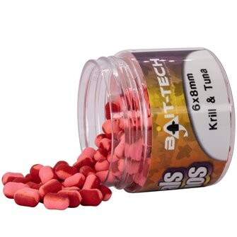 Bait-Tech Duo Col Criticals Wafters - Krill a Tuna 6x8 mm, 50 ml