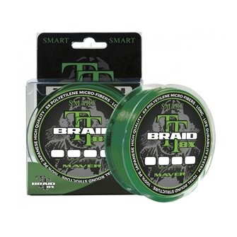 Maver pletená šňůra Smart TT Braid 8X 150M Varianta: ø 0,10 mm (00936010)
