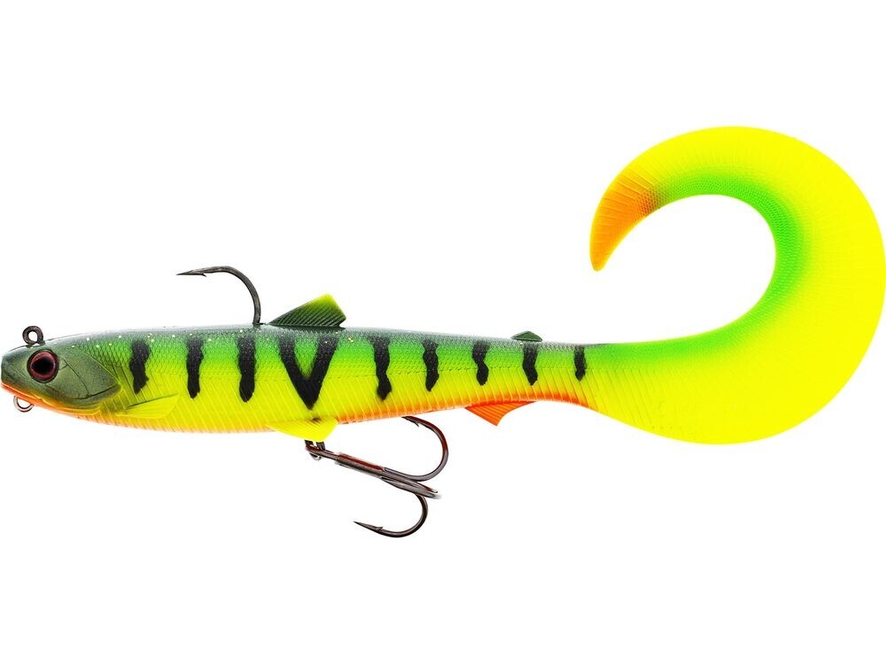 Westin Gumová nástraha Bullteez Curltail R2F Sinking Tiger Perch - 16cm  35g