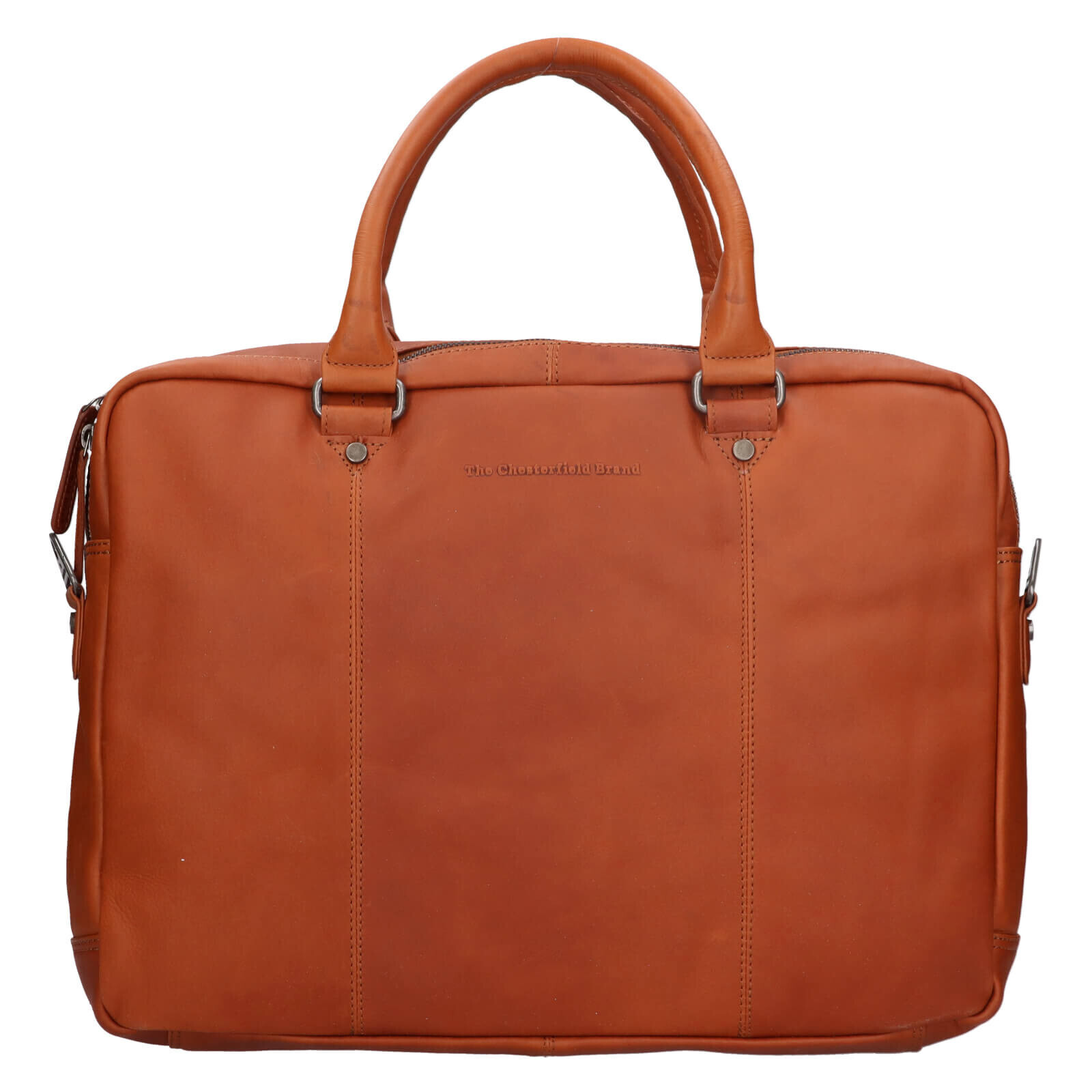 Pánská kožená taška na notebook The Chesterfield Brand Boston - koňak