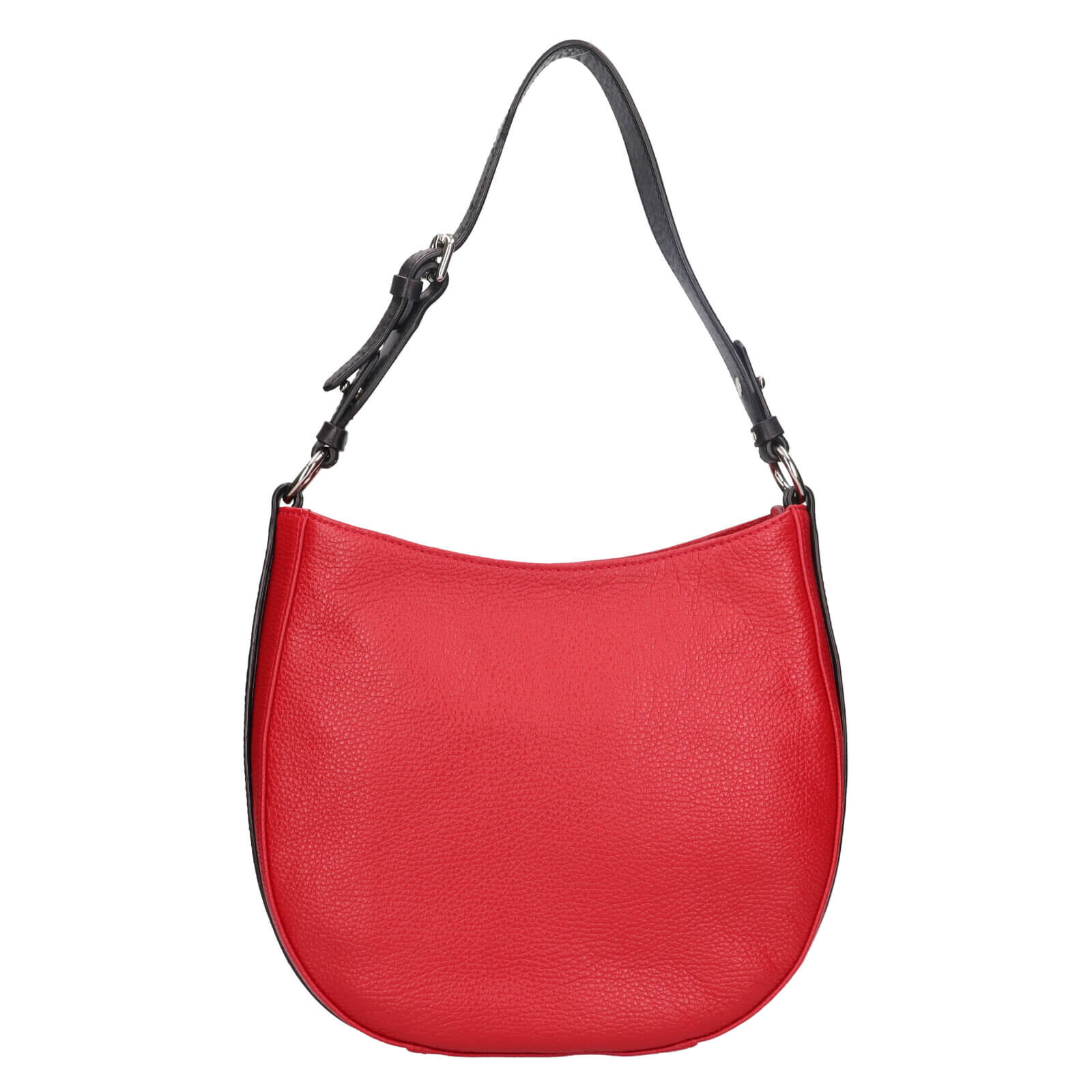 Dámská kožená kabelka Gianní Conti Amanda - červeno-černá