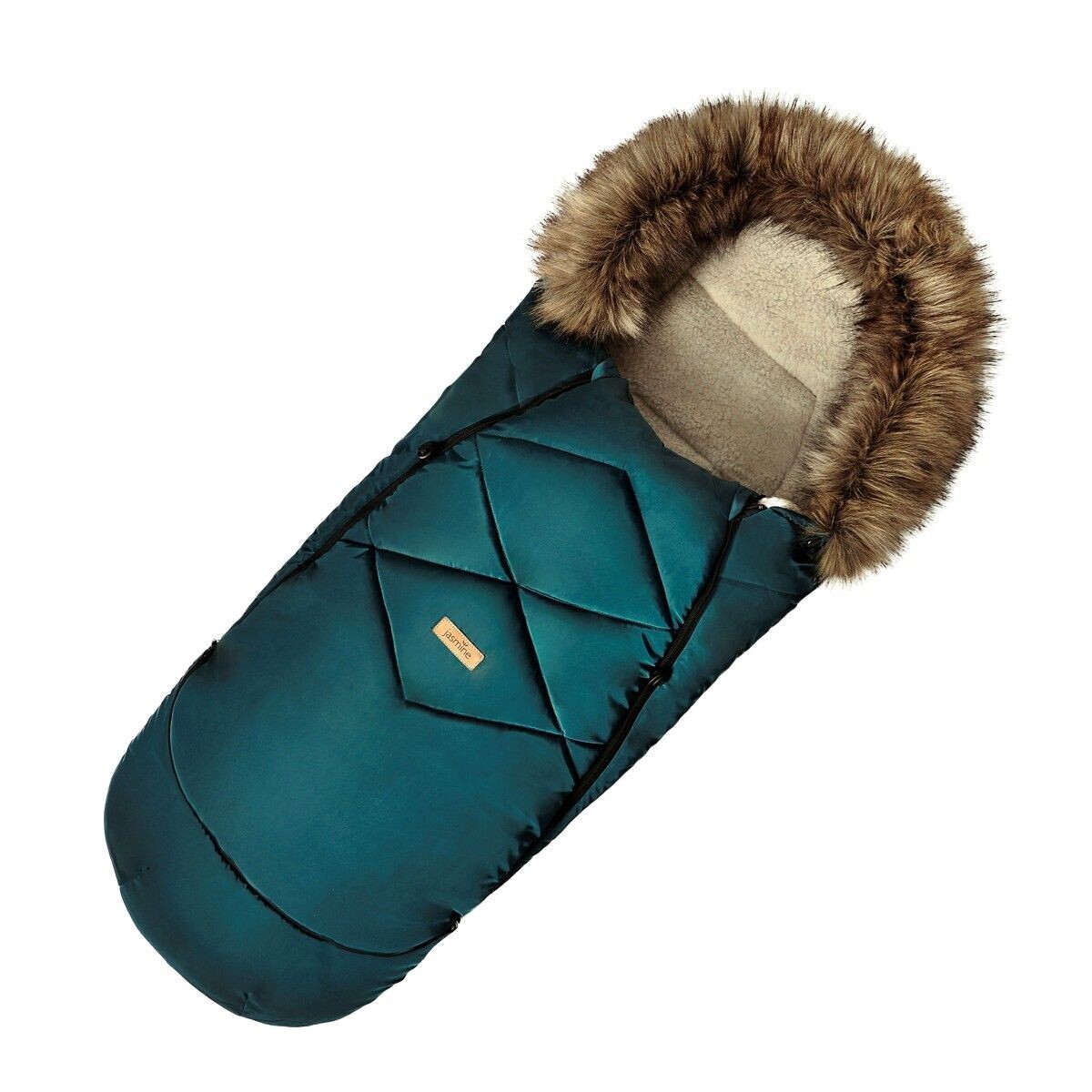 Zimní fusak z ovčí vlny Ovečka Smaragd