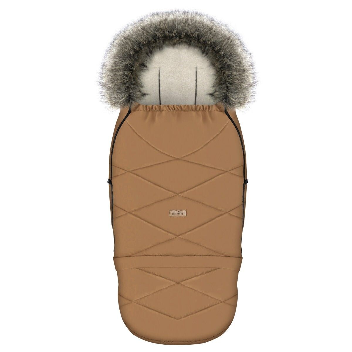 Zimní fusak vlněný FREEZE Karamel