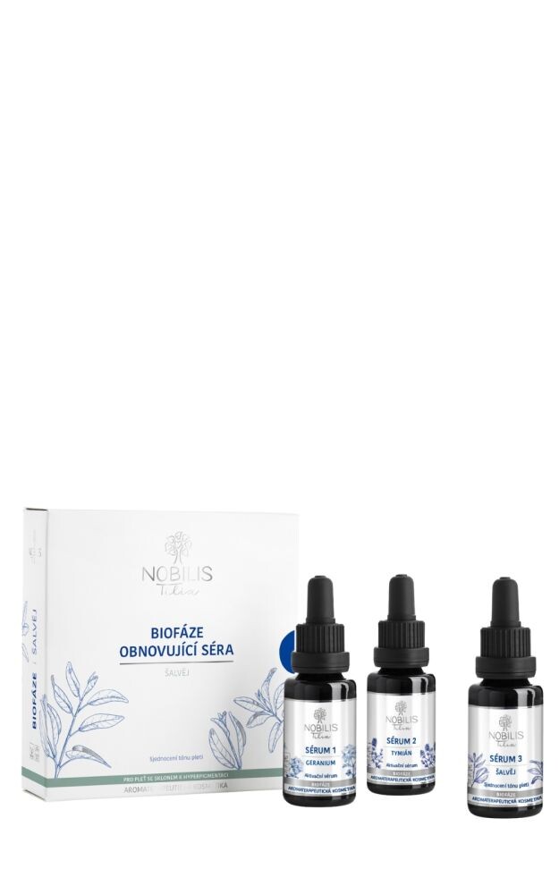 Nobilis Tilia Biofáze Obnovující séra Šalvěj, 3x20 ml