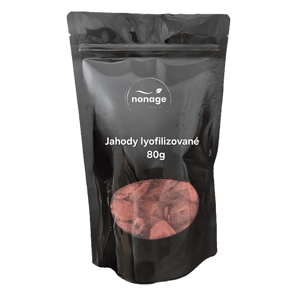 NONAGE Jahody plátky lyofilizované 80 g