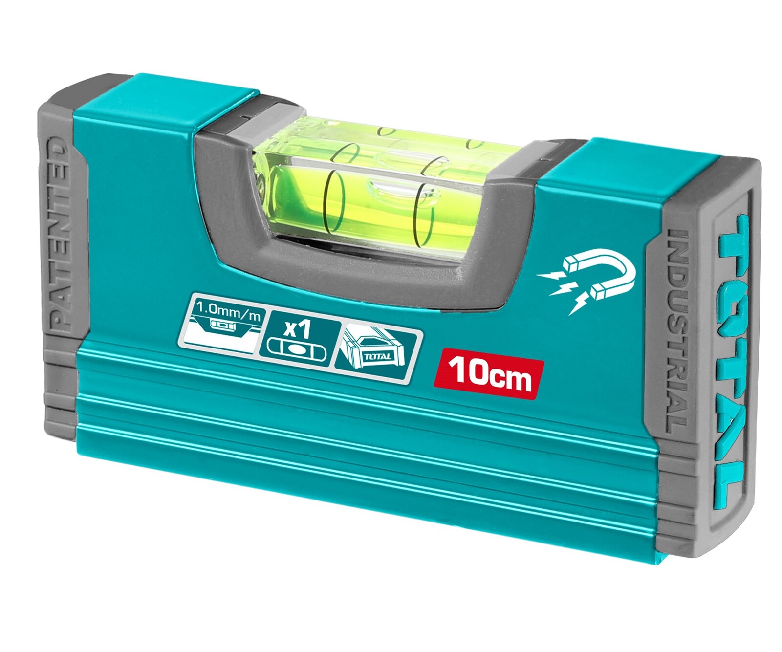 Vodováha magnetická 1 libela 10cm Total TMT20105M