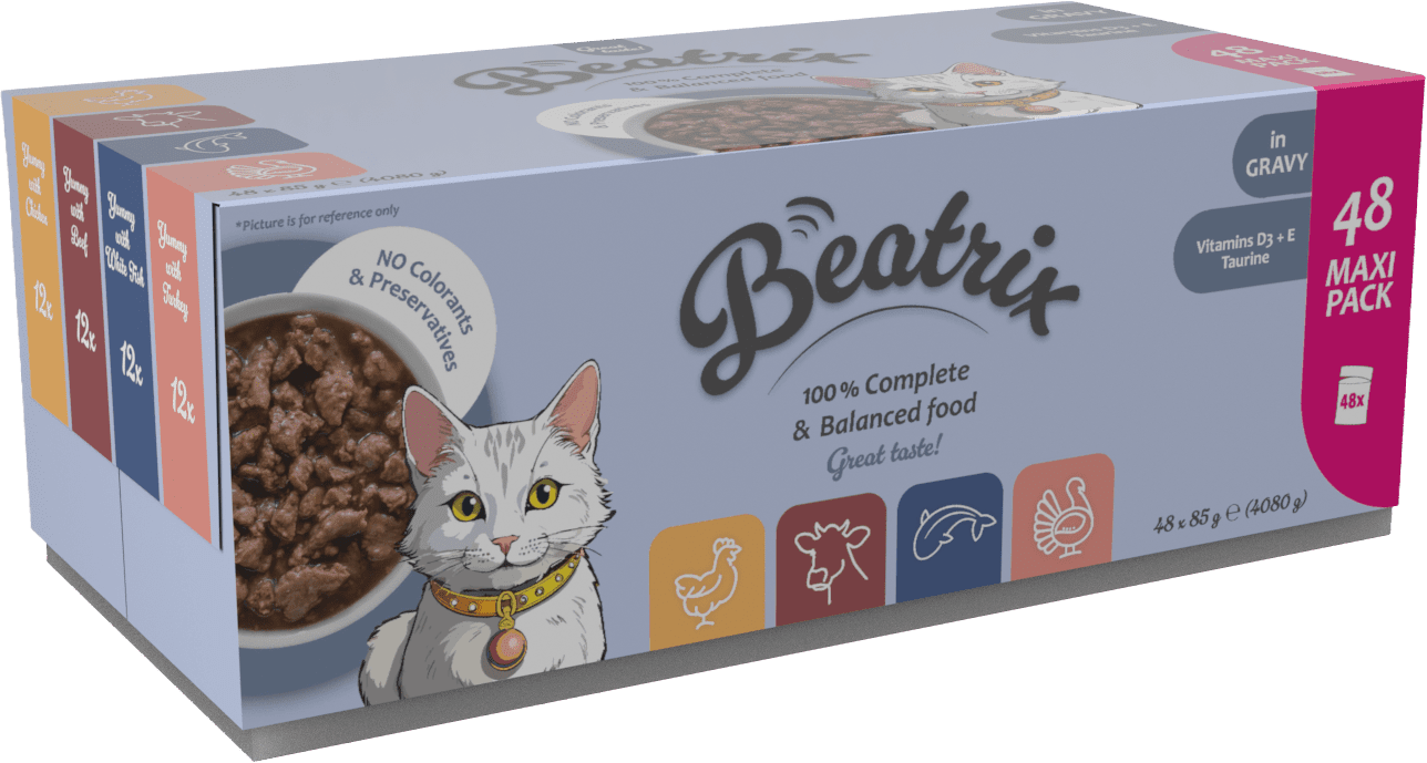 Kapsičky Beatrix Adult Cat box 48x85g