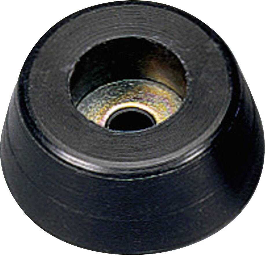 Monacor HF-70 podstavná nožka přístrojová černá 20 ks