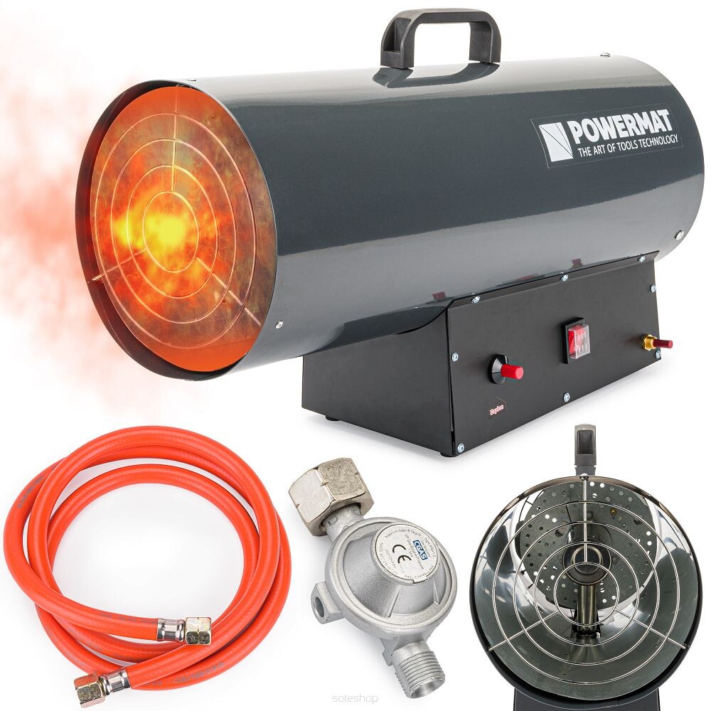 POWERMAT Plynový ohřívač s termostatem 65kW PM-NAG-65GN - II. Jakost