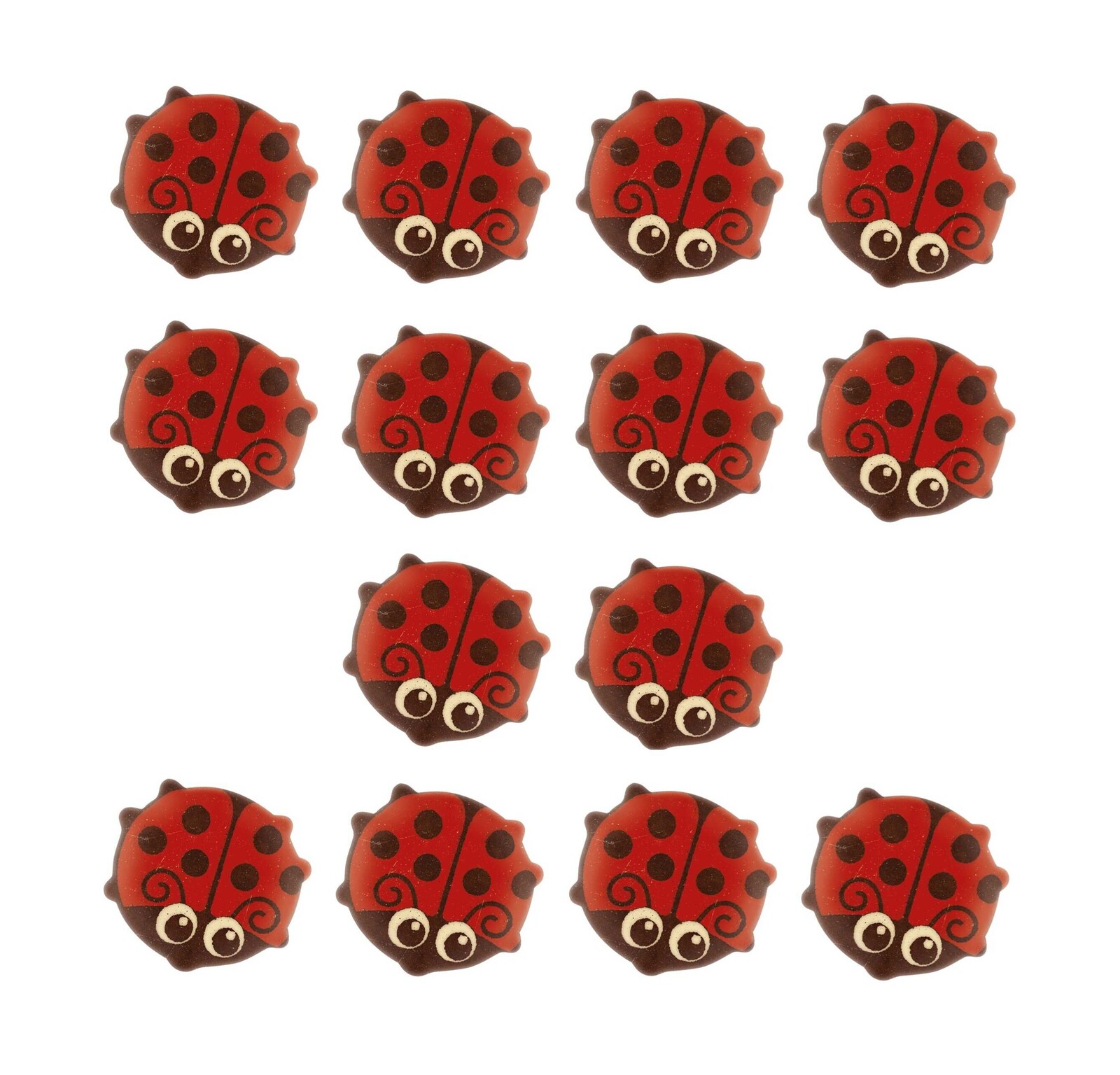 Günthart Čokoládová dekorace Beruška malá 14ks