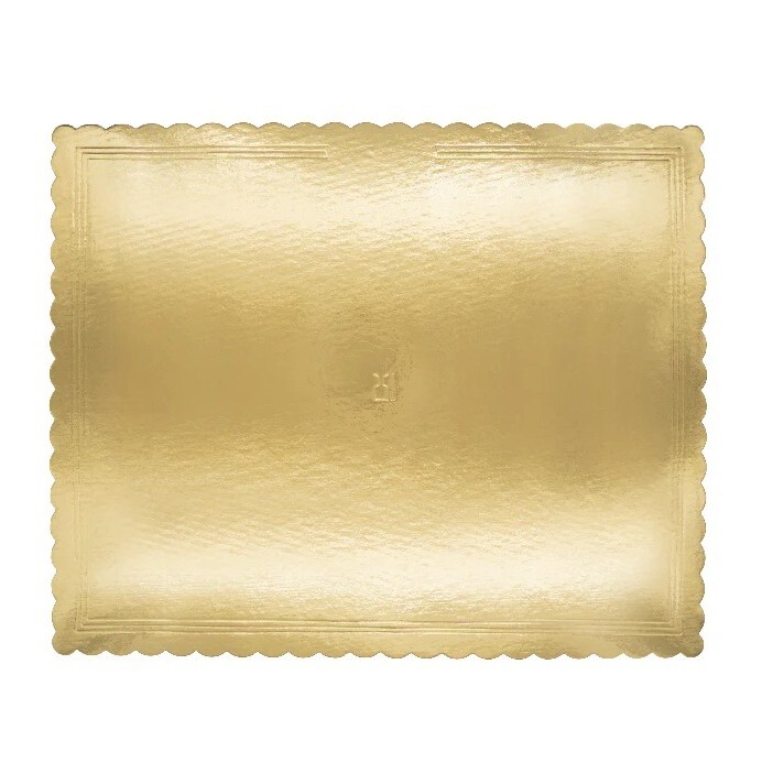 Alcas Kartonový tác zlatý 40x50cm