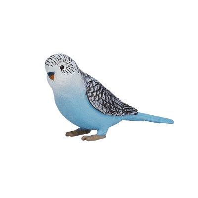 Andulka vlnkovaná modrá figurka