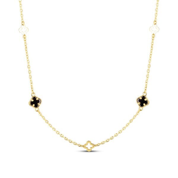 Náhrdelník s imitací kamene / keramika 278-578-007310 5.60g