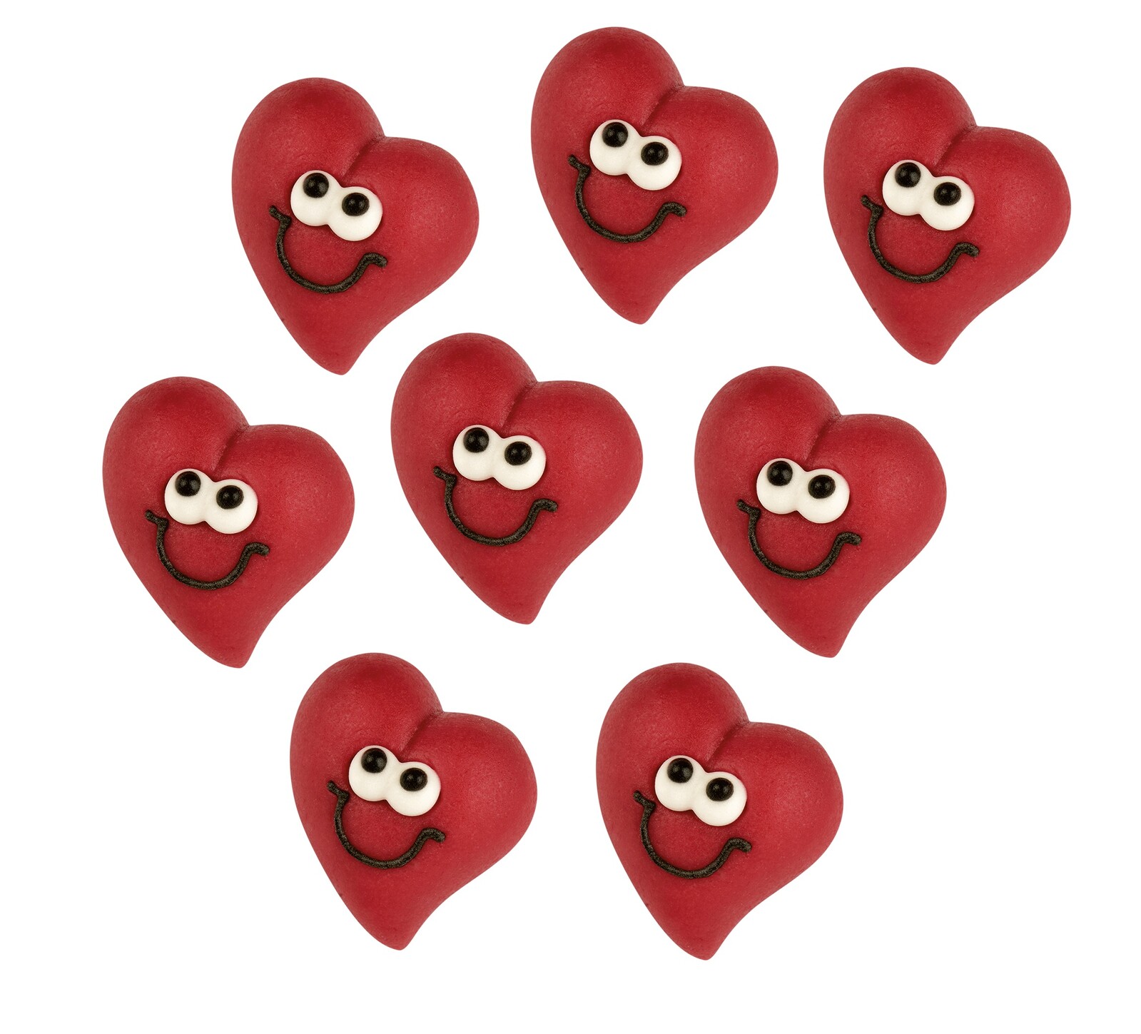 Günthart Marcipánové srdce s obličejem 8ks