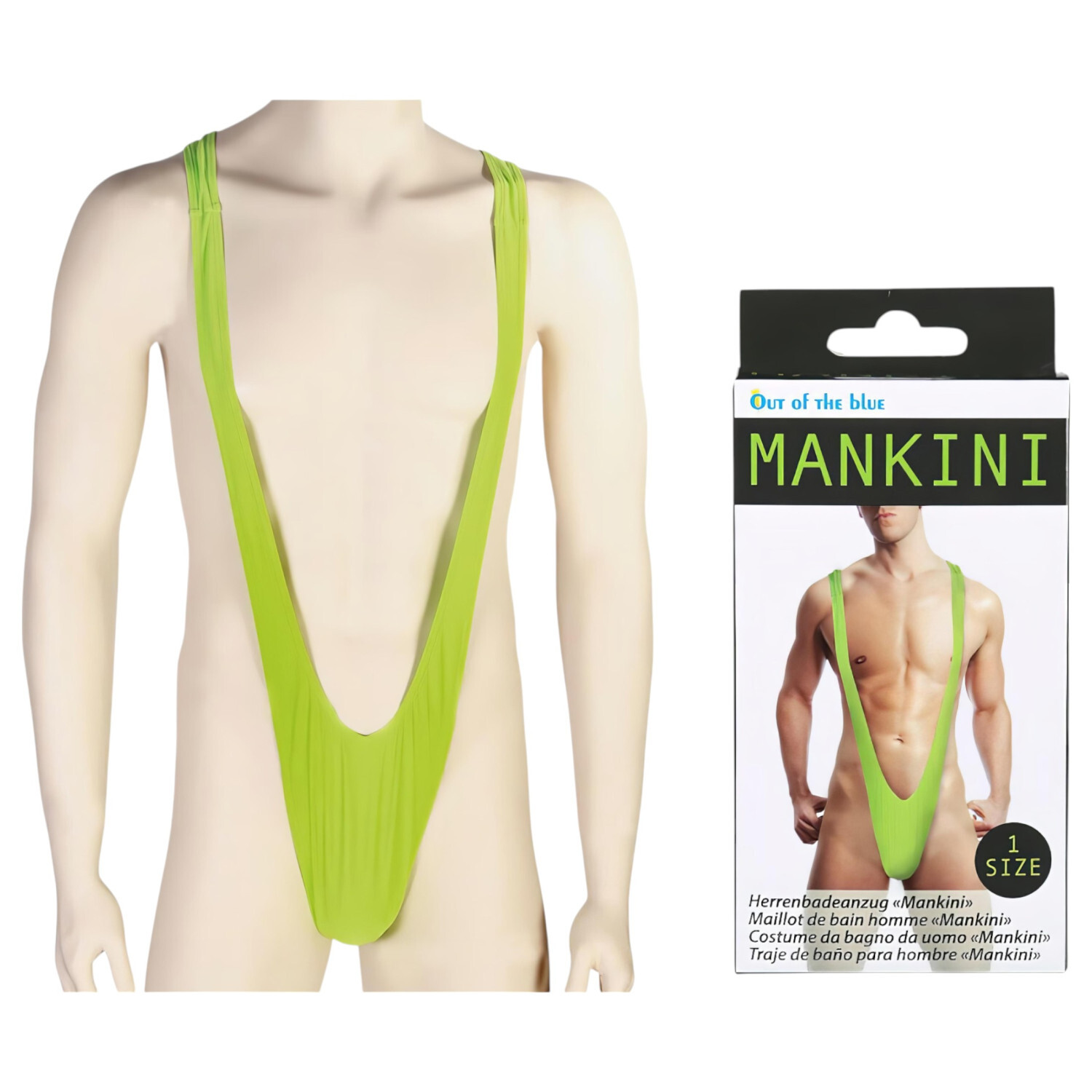 Out of The blue - pánské mankini plavky (zelené)