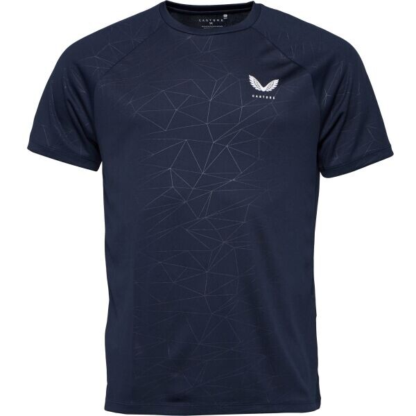 CASTORE AOP SS T-SHIRT Pánské sportovní triko, tmavě modrá, velikost