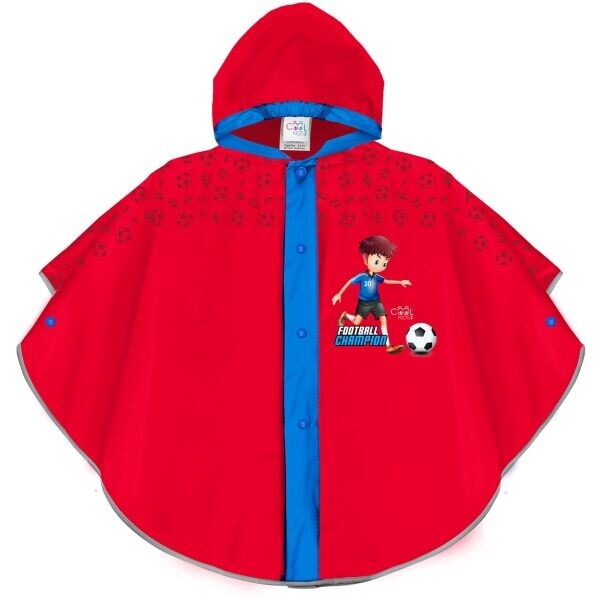 PERLETTI RAINCOAT Dětská pláštěnka, červená, velikost
