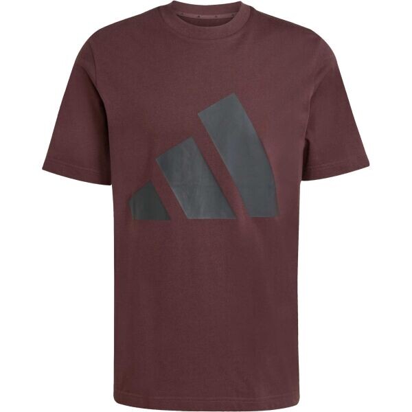 adidas M BL SJ TEE Pánské tričko, vínová, velikost