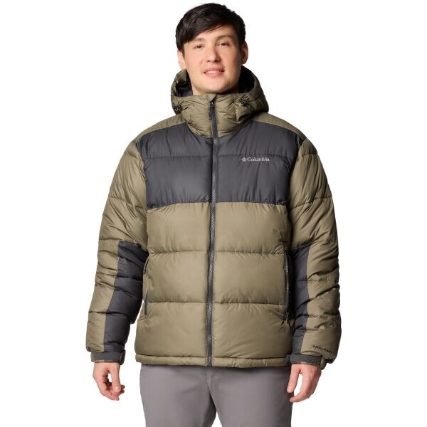 Columbia PIKE LAKE II HOODED Pánská bunda, khaki, velikost