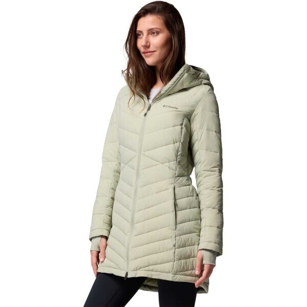 Columbia JOY PEAK II MID JACKET Dámská zimní bunda, šedá, velikost