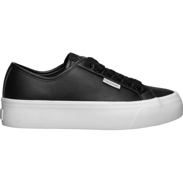 Calvin Klein VULC FLATF LACE UP LTH CK Nízká obuv, černá, velikost