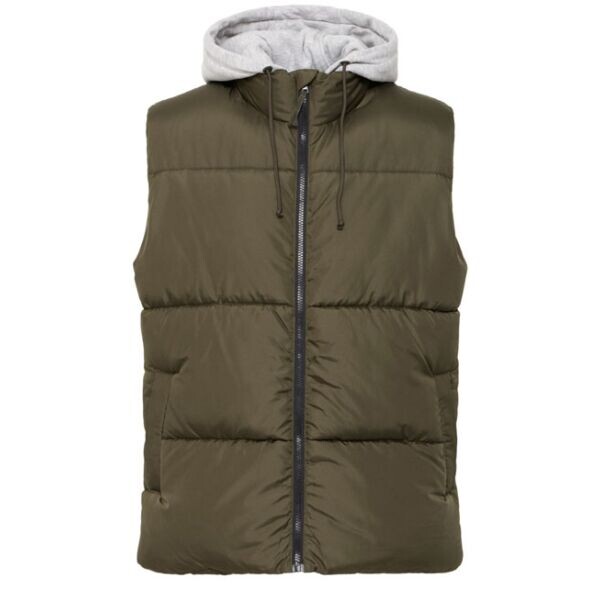 BLEND BHELWIN Pánská vesta, khaki, velikost